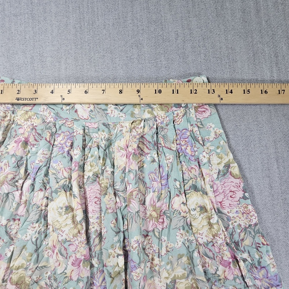 Vintage Agenda USA Women's Floral Midi Romantic Pocket Skirt Size 8 - Picture 10 of 14